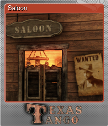 Series 1 - Card 4 of 5 - Saloon