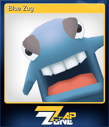 Series 1 - Card 3 of 12 - Blue Zug