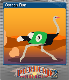 Series 1 - Card 4 of 5 - Ostrich Run