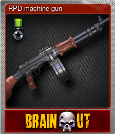 Series 1 - Card 2 of 6 - RPD machine gun