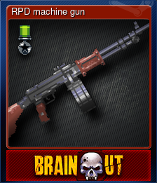 Series 1 - Card 2 of 6 - RPD machine gun