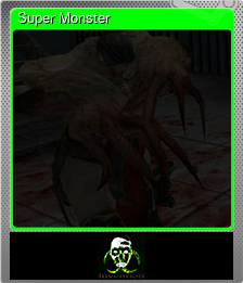 Series 1 - Card 4 of 5 - Super Monster