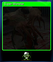 Series 1 - Card 4 of 5 - Super Monster