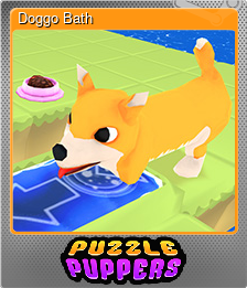 Series 1 - Card 9 of 10 - Doggo Bath