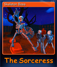 Series 1 - Card 2 of 8 - Skeleton Boss