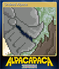 Series 1 - Card 7 of 12 - Undead Alpaca