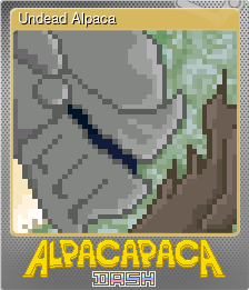 Series 1 - Card 7 of 12 - Undead Alpaca
