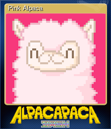 Series 1 - Card 2 of 12 - Pink Alpaca