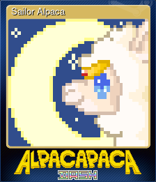 Series 1 - Card 8 of 12 - Sailor Alpaca