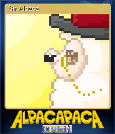 Series 1 - Card 6 of 12 - Sir Alpaca