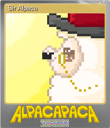Series 1 - Card 6 of 12 - Sir Alpaca