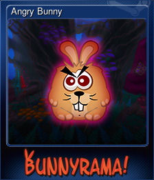 Series 1 - Card 3 of 6 - Angry Bunny