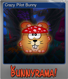 Series 1 - Card 4 of 6 - Crazy Pilot Bunny