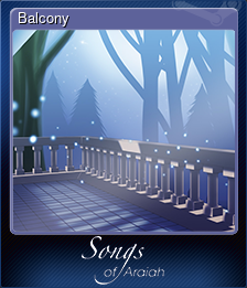 Series 1 - Card 1 of 5 - Balcony