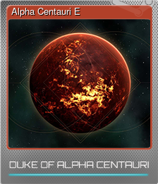Series 1 - Card 6 of 6 - Alpha Centauri E