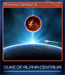 Series 1 - Card 1 of 6 - Proxima Centauri b