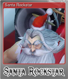 Series 1 - Card 5 of 5 - Santa Rockstar