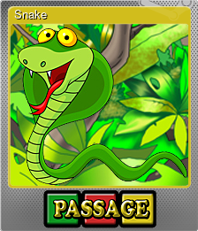 Series 1 - Card 6 of 6 - Snake