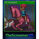 On horseback
