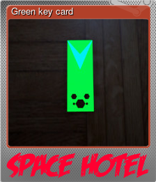 Series 1 - Card 5 of 7 - Green key card