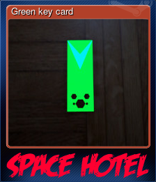 Green key card