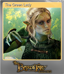 Series 1 - Card 5 of 8 - The Green Lady