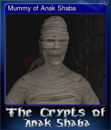 Series 1 - Card 4 of 5 - Mummy of Anak Shaba