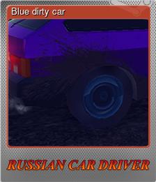 Series 1 - Card 1 of 5 - Blue dirty car