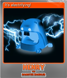 Series 1 - Card 4 of 5 - It's electrifying!