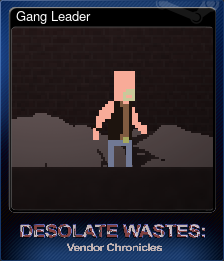 Series 1 - Card 1 of 5 - Gang Leader