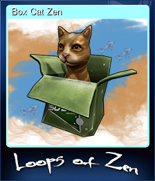 Series 1 - Card 4 of 5 - Box Cat Zen