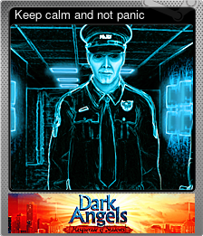 Series 1 - Card 5 of 6 - Keep calm and not panic