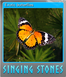 Series 1 - Card 4 of 5 - Exotic butterflies