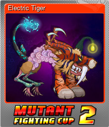 Series 1 - Card 1 of 10 - Electric Tiger