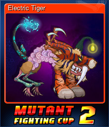 Series 1 - Card 1 of 10 - Electric Tiger