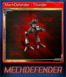 Series 1 - Card 1 of 5 - MechDefender - Thunder