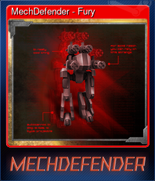 Series 1 - Card 3 of 5 - MechDefender - Fury
