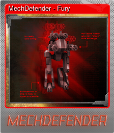 Series 1 - Card 3 of 5 - MechDefender - Fury