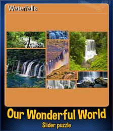 Series 1 - Card 6 of 6 - Waterfalls