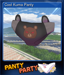 Series 1 - Card 6 of 6 - Cool Kuma Panty