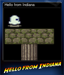 Series 1 - Card 5 of 5 - Hello from Indiana