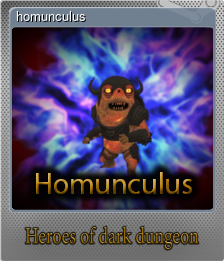 Series 1 - Card 5 of 5 - homunculus