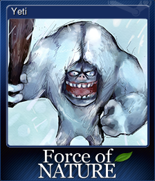 Series 1 - Card 4 of 6 - Yeti