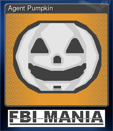 Series 1 - Card 1 of 5 - Agent Pumpkin