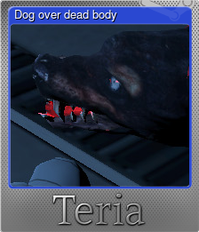 Series 1 - Card 2 of 5 - Dog over dead body