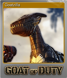 Series 1 - Card 2 of 5 - Goatzilla