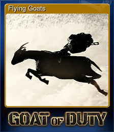 Series 1 - Card 4 of 5 - Flying Goats