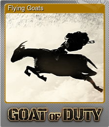 Series 1 - Card 4 of 5 - Flying Goats