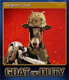 Series 1 - Card 1 of 5 - Sergeant Goat