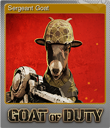Series 1 - Card 1 of 5 - Sergeant Goat